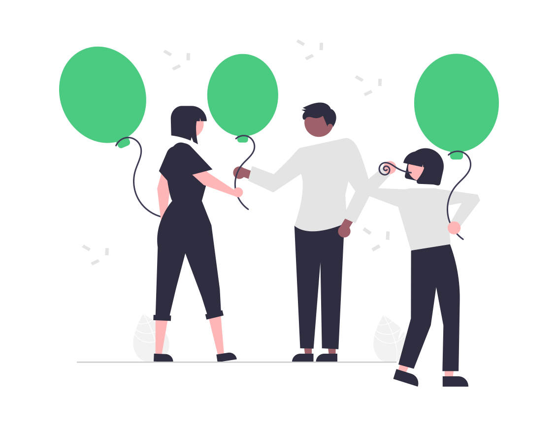 Undraw partying re at7f